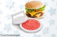 Crea hamburguesas gourmet en segundos con nuestra prensa única, un super chollo que no puedes dejar escapar ¡Compra ahora antes de que se agoten!