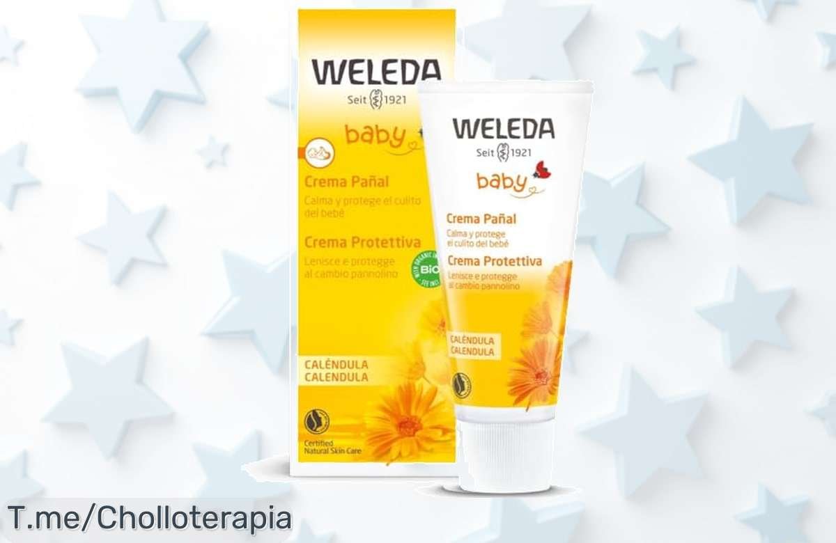 Cuida el culito de tu bebé con la crema pañal de caléndula, un alivio instantáneo que regenera su piel. Aprovecha este ofertón y llévatelo ya antes de que se agote.