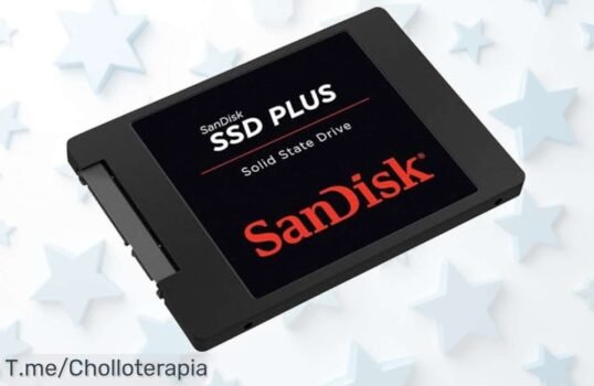 Da el salto a la velocidad con SanDisk SSD PLUS de 240 GB, ¡20 veces más rápido! Ofertón por tiempo limitado, no lo dejes escapar y hazlo tuyo ahora mismo