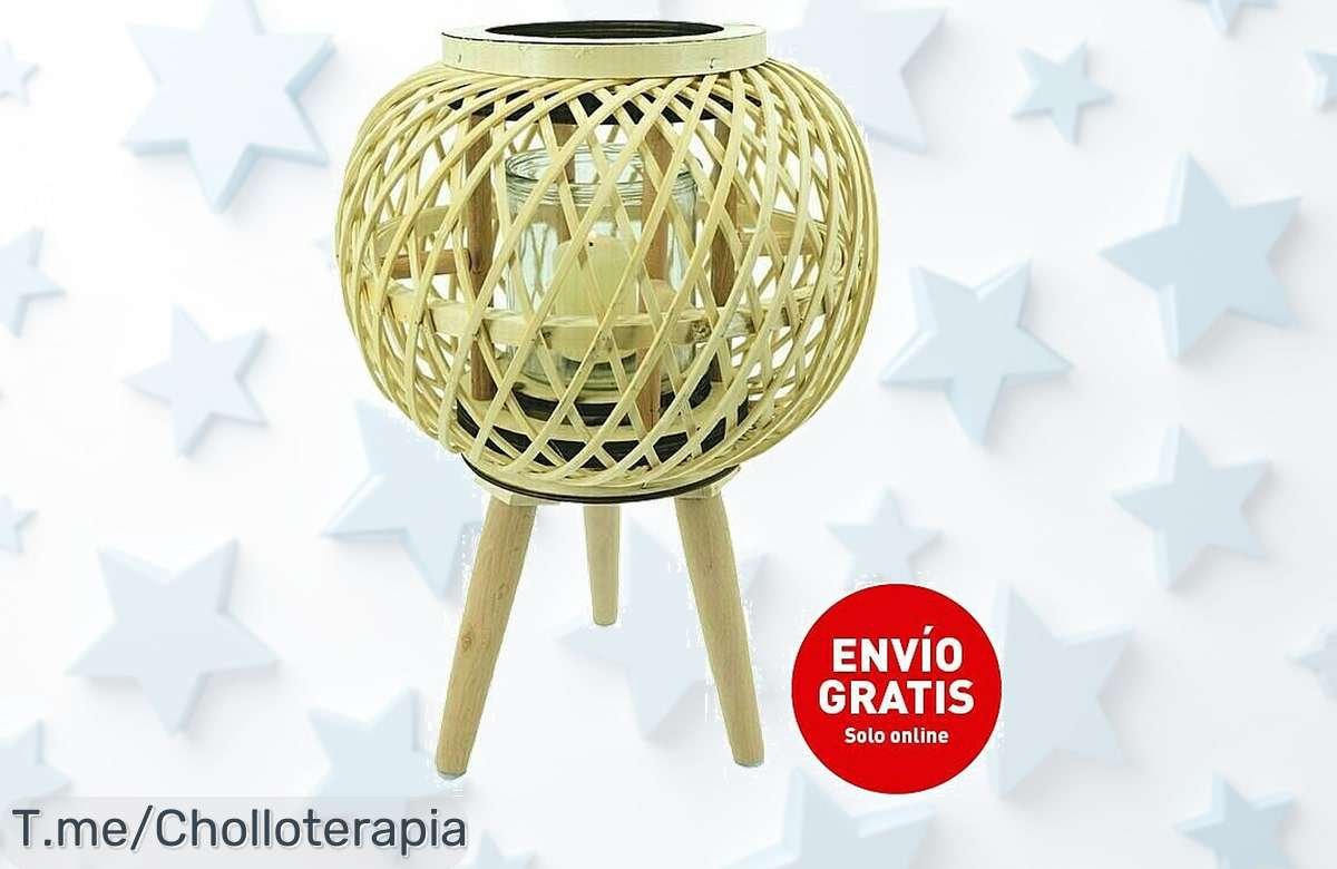 Dale vida a tu hogar con el farolillo Leo, un super chollo que ilumina tus espacios y despierta sonrisas. ¡No te quedes sin él, la oferta es limitada!