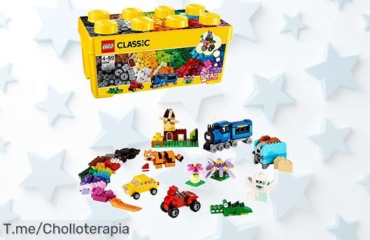 Desata tu creatividad con LEGO 10696: 35 colores y muchas sorpresas para construir lo que imagines ¡No pierdas este super chollo! Compra YA antes de que se agote