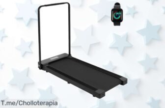 Desata tu energía con la cinta de correr ALLINLIFE, velocidad hasta 12 km-h y pulsera cardíaca; transformará tu rutina en casa ¡No te pierdas este super chollo y actúa ya!