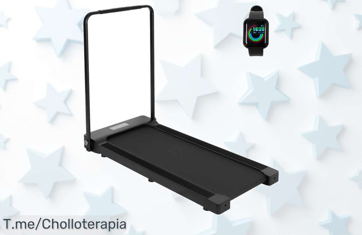 Desata tu energía con la cinta de correr ALLINLIFE, velocidad hasta 12 km/h y pulsera cardíaca; transformará tu rutina en casa. ¡No te pierdas este super chollo y actúa ya!