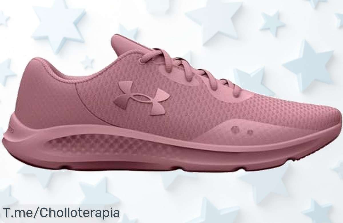 Desata tu energía con las Zapatillas Under Armour UA W Charged Pursuit 3 en Pink Elixir, disfruta de un super chollo y corre como nunca ¡No esperes más para brillar!