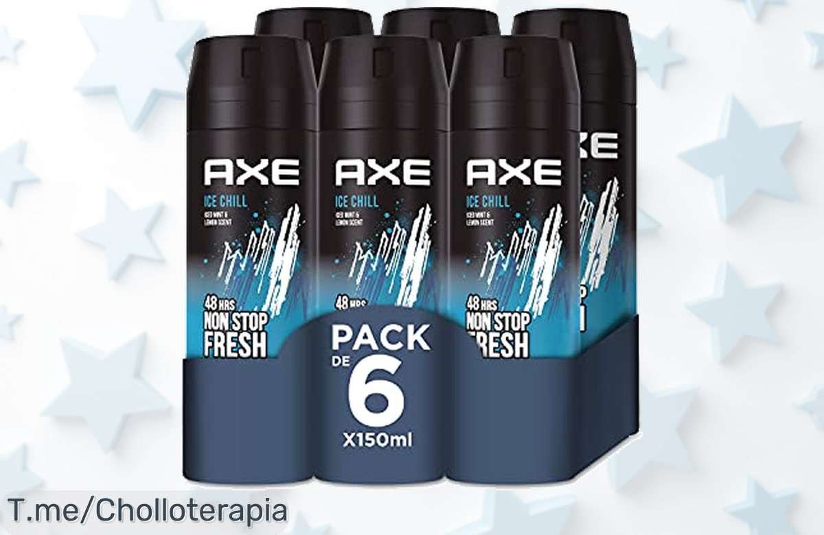 Desata tu frescura con Axe Ice Chill, la fragancia explosiva que te mantiene irresistible hasta 48 horas. ¡Aprovecha este super chollo y hazlo tuyo antes de que se acabe!