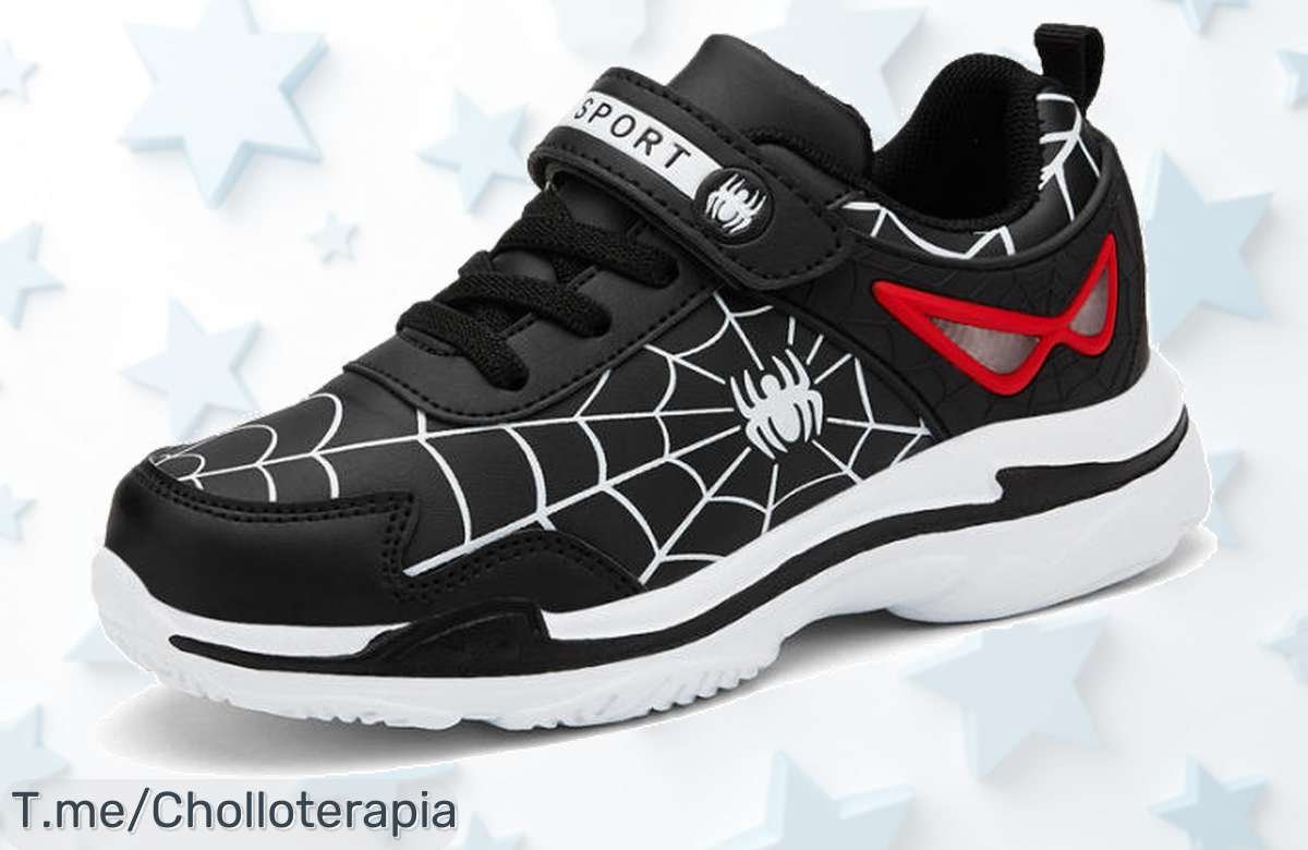 Descubran los zapatos deportivos de dibujos animados que harán brillar a sus peques, ¡ofertón y precio loco por tiempo limitado! No se lo pierdan, actúen ya.