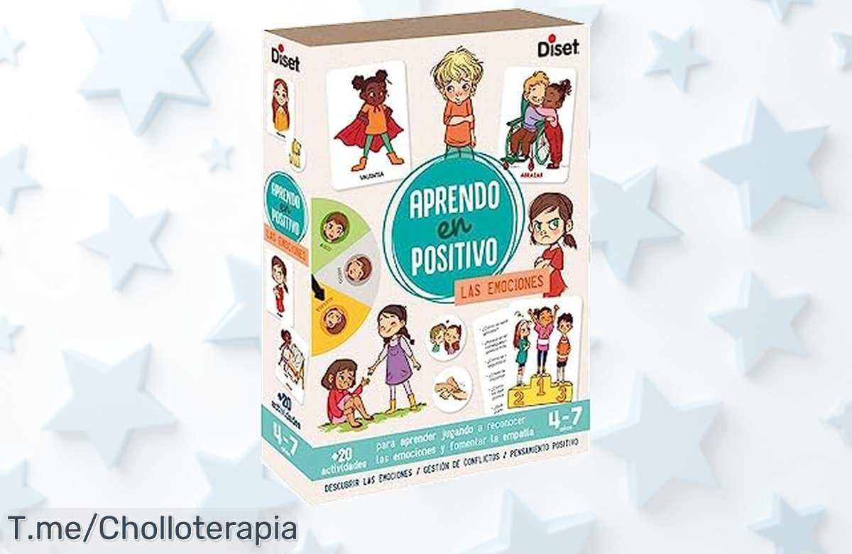Descubre Diset Aprendo en Positivo: El super chollo que ayuda a tus peques a gestionar sus emociones y crea armonía en casa. ¡Compra ya esta oferta limitada!