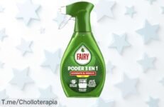 Descubre Fairy Poder Sin Remojo, el limpiador que derrite la grasa en minutos y deja tu cocina brillante ¡Aprovecha este ofertón antes de que se acabe!