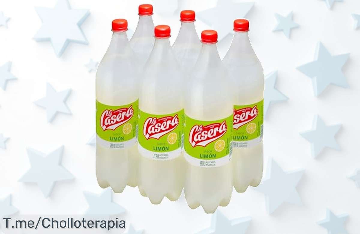 Descubre La Casera Limón en un pack de 6 a un precio loco, frescura y burbujas para tus mejores momentos. ¡Compra ya antes de que se acabe esta oferta única!