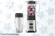 Descubre Moulinex Pulseo, la batidora portátil que prepara zumos en segundos con 4 cuchillas potentes, ¡ofertón limitado! Hazte con ella ya antes de que se agoten