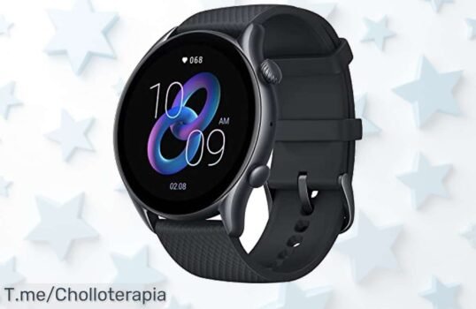 Descubre el Amazfit GTR 3 Pro: Super Chollo en smartwatch con pantalla AMOLED que cuida tu salud No dejes pasar esta oferta única, ¡cómpralo ya y transforma tu vida!