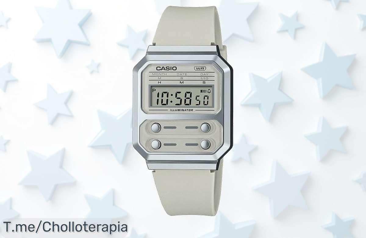 Descubre el Casio, el reloj digital que te hará brillar con su diseño unisex y comodidad extrema. ¡No dejes pasar este super chollo antes de que se agote!