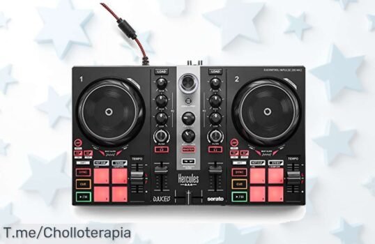 Descubre el DJControl Inpulse 200 MK2, un super chollo con guías luminosas y función STEMS para que aprendas a mezclar como un pro ¡Compra ya antes de que se agote!