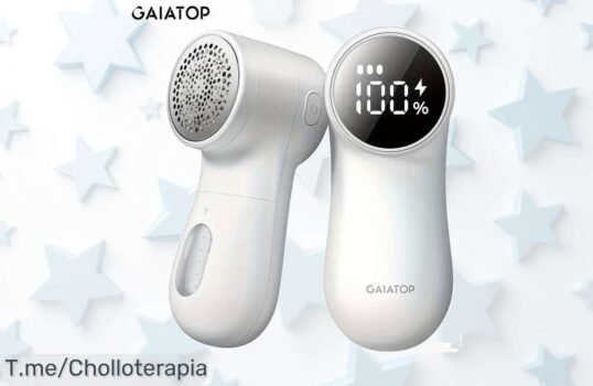 Descubre el Gaiatop, el removedor de bolas con pantalla digital y carga USB que rejuvenece tu ropa al instante ¡Aprovecha este ofertón único antes de que se acabe!