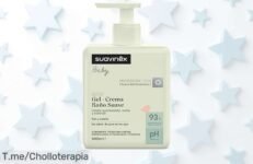 Descubre el GelCrema Baño Suave para Bebés, con un 93% de ingredientes naturales y sin picor en los ojos ¡Aprovecha este ofertón antes de que se acabe!