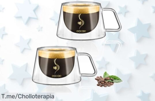 Descubre el Ofertón Limitado de Tazas de Café de Cristal que Mantienen tus Bebidas Perfectas sin Quemarte, Comparte Momentos Especiales y Compra Ya Antes de Que se Agoten