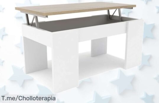 Descubre el Ofertón de la Mesa de Centro Elevable MC4, un Super Chollo que transformará tu hogar ¡No te pierdas esta oportunidad única y actúa ya!