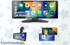 Descubre el Podofo Radio Portátil, pantalla táctil y Carplay a precio loco Mejora tu manejo con Bluetooth ¡Aprovecha este ofertón antes que se agote, compra ya!