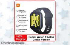 Descubre el Redmi Watch 5 Active con control de ritmo cardíaco y oxígeno en sangre a un precio loco, ¡aprovéchalo ya que la oferta es limitada y estos relojes vuelan!