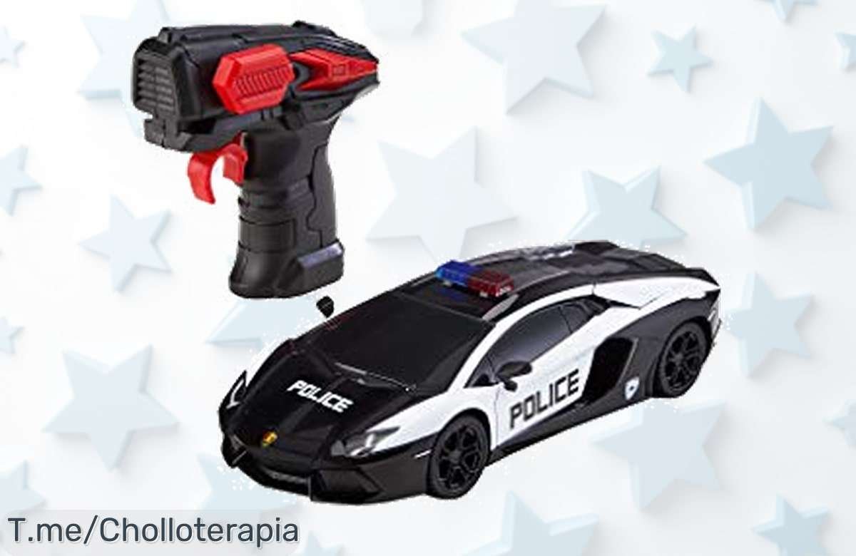 Descubre el Revell RC Lamborghini Aventador Police, un super chollo con luces LED y control sin interferencias. ¡Acelera tus carreras ahora antes de que se agote esta oferta única!