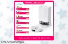 Descubre el Robot Aspirador JONR P20 Pro: Limpieza automática y fregado a un precio loco, oferta limitada que no puedes dejar pasar ¡Compra ya tu super chollo!