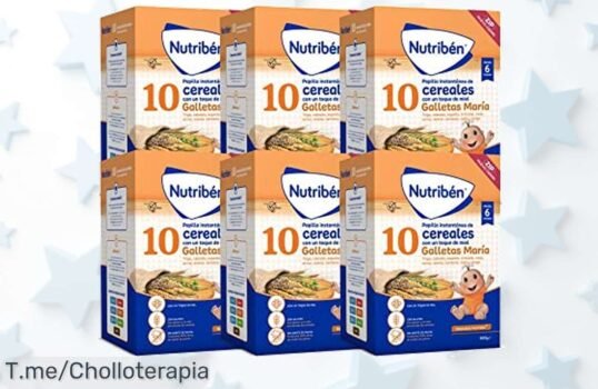 Descubre el Super Chollo de Nutribén: 10 Cereales con Miel y Galletas María que encantarán a tu bebé Nutrición completa y sabor irresistible ¡Aprovecha esta oferta limitada ya!
