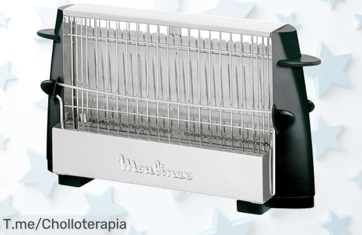 Descubre el Tostador Moulinex Multipan y disfruta de 4 rebanadas doradas en un abrir y cerrar de ojos, ¡no dejes escapar este super chollo limitada para tus desayunos!