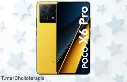 Descubre el Xiaomi POCO X6 Pro 5G con pantalla Flow AMOLED de 120Hz y cámara triple de 64MP, ¡super chollo a precio nunca visto! Compra ya antes que se agote