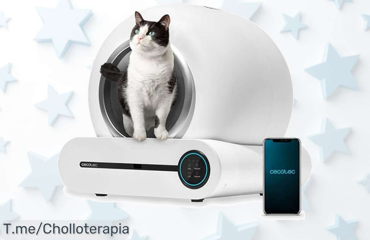 Descubre el arenero Pumba 8000 con autolimpieza y control desde tu móvil. Descuento brutal por tiempo limitado, ¡haz feliz a tu gato sin preocupaciones hoy mismo!