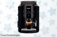 Descubre el café perfecto con Krups Roma EA810870, ¡una superautomática que muele y prepara al instante! Aprovecha este ofertón único antes de que sea tarde