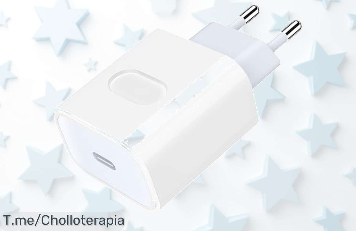 ¡Descubre el cargador USB C Sewowibo 20W al mejor precio de la historia! Acelera la carga de tu iPhone y disfruta de un super chollo antes que se acabe, ¡compra ya!