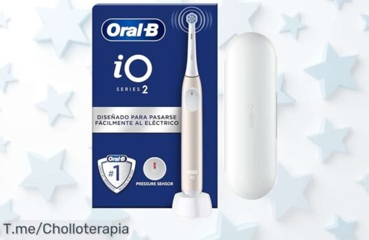 Descubre el cepillo eléctrico OralB iO 2 en rosa suave y limpia tus dientes como nunca antes con un super chollo que no podrás dejar pasar ¡Compra ahora antes de que se agote!