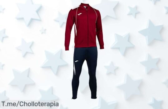 Descubre el chándal Joma: libertad total para moverte y un estilo único, ¡aprovecha este ofertón antes de que se agoten las unidades y luce increíble!