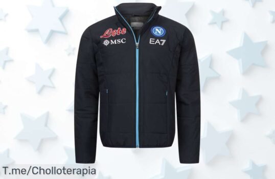 Descubre el chaquetón SSC Neapel EA7 Emporio Armani, un super chollo que te hará lucir elegante ¡No pierdas esta oferta increíble y adquiere el tuyo ya!