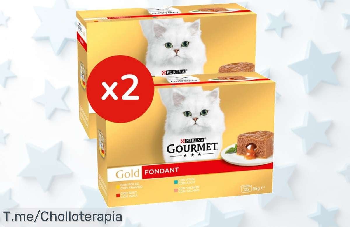 Descubre el chollazo Gourmet Gold Fondant Multipack con 12 sabores irresistibles para tus mascotas. ¡Precio loco por tiempo limitado! Corre y haz que disfruten ya de este festín.