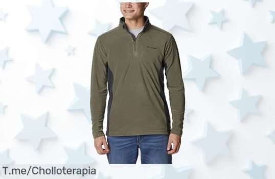 Descubre el chollazo de la sudadera Columbia Klamath Range 2 Half Zip, abrigo contra frío y viento que necesitas en tu vida ¡No te quedes sin ella, compra ya antes de que se acabe!