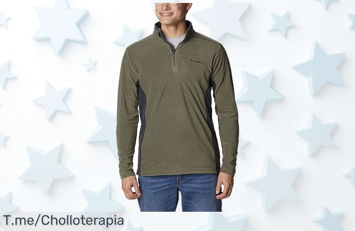 Descubre el chollazo de la sudadera Columbia Klamath Range 2 Half Zip, abrigo contra frío y viento que necesitas en tu vida. ¡No te quedes sin ella, compra ya antes de que se acabe!