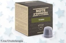 Descubre el chollo del té negro en cápsulas: 40 unidades de sabor italiano que conservan todos los aromas ¡Aprovecha esta oferta espectacular antes de que se agote!