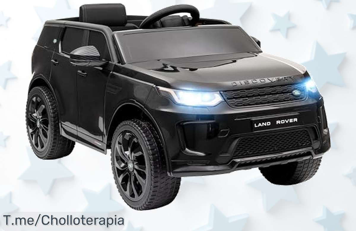 Descubre el coche eléctrico soñado para tus peques con luces y música que hará cada paseo una aventura ¡Aprovecha este super chollo antes de que se agote!