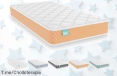 Descubre el colchón cuna viscoelástico que protege a tu bebé con firmeza perfecta y transpirabilidad, ¡no dejes pasar este chollazo limitado, actúa ya!