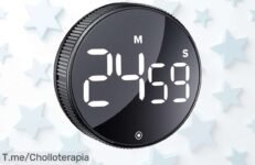 Descubre el cronómetro de cocina Bluesnail, ¡la herramienta que cambiará tu vida! Controla tus tiempos con este ofertón único y aprovecha antes de que se agote