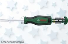 Descubre el destornillador de carraca Bosch: potencia brutal, 12 puntas listas para todo y un cambio fácil ¡Aprovecha este ofertón limitado antes que se acabe!