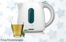 Descubre el hervidor Cecotec Thermosense 140 White, un super chollo con calentamiento rápido y filtro antical ¡Esta oferta nunca vista es tu oportunidad para disfrutar al instante!