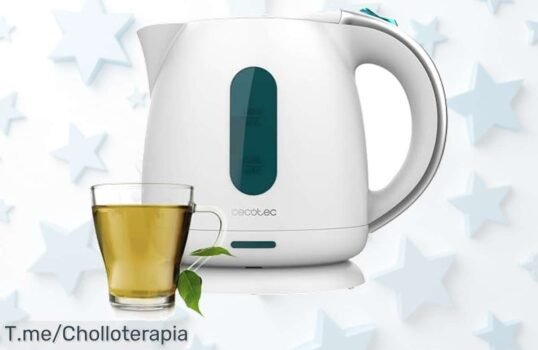 Descubre el hervidor Cecotec Thermosense 140 White, un super chollo con calentamiento rápido y filtro antical ¡Esta oferta nunca vista es tu oportunidad para disfrutar al instante!