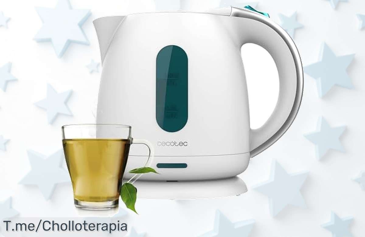 Descubre el hervidor Cecotec Thermosense 140 White, un super chollo con calentamiento rápido y filtro antical. ¡Esta oferta nunca vista es tu oportunidad para disfrutar al instante!