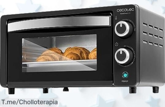 Descubre el horno Bake&Toast 1090 Black: cocina como un chef con su potencia de 1000 W y temporizador, ¡super chollo que no puedes dejar pasar! Compra ya antes de que volar