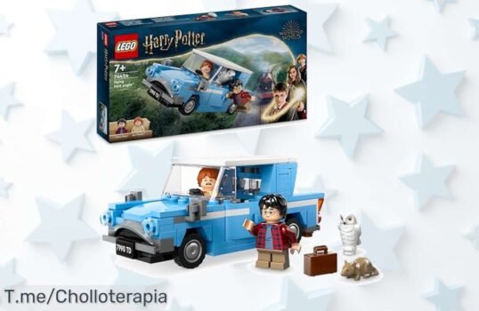 Descubre el increíble Ford Anglia volador de LEGO Harry Potter a un precio loco, ¡haz que brille los ojos de cualquier fan! Apresúrate, las unidades vuelan rápido