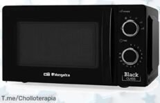 Descubre el microondas Orbegozo MI 2117: un super chollo con 20 litros y limpieza fácil, cocina como experto hoy mismo ¡no dejes pasar este ofertón limitado!