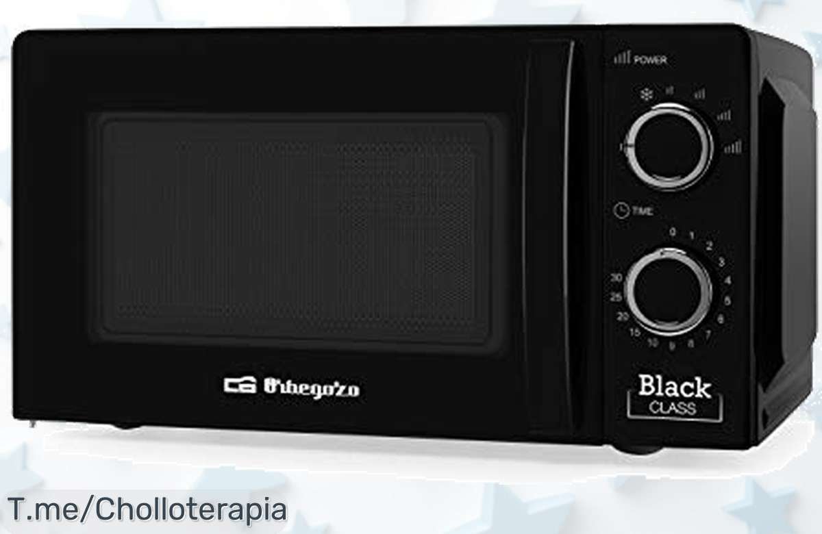 Descubre el microondas Orbegozo MI 2117: un super chollo con 20 litros y limpieza fácil, cocina como experto hoy mismo ¡no dejes pasar este ofertón limitado!