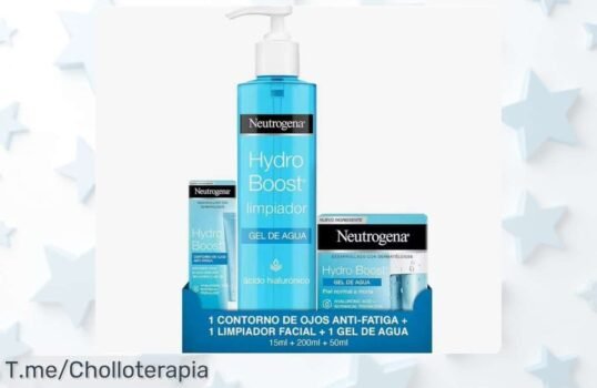 Descubre el milagro para tu piel con Neutrogena Hydro Boost, ¡ofertón único que te hará brillar! Solo por tiempo limitado, haz tu pedido y luce radiante ya